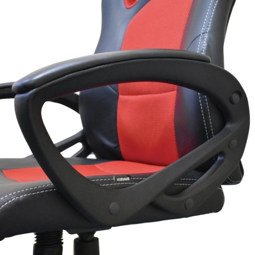 Кресло компьютерное Brabix Rider EX-544 экокожа, черно-красное 531583 фото 4